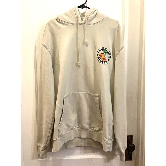 Chinatown Market Cream Basketball Pullover Hoodie Top  Mens Size Large - Picture 2 of 10